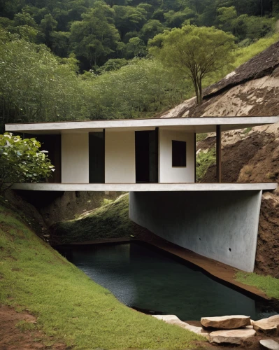 japanese architecture,mid century house,archidaily,mid century modern,dunes house,concrete bridge,ryokan,pool house,moveable bridge,house in mountains,house in the mountains,frame house,corten steel,modern architecture,exposed concrete,house with lake,cooling house,cubic house,inverted cottage,brutalist architecture,Photography,Documentary Photography,Documentary Photography 28