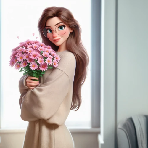 holding flowers,with a bouquet of flowers,beautiful girl with flowers,flower delivery,bouquet of flowers,flower bouquet,girl in flowers,floral greeting,flower vase,flower arranging,princess anna,fine flowers,with roses,flowerbox,single flowers,flower girl,cartoon flowers,flower painting,bouquet of roses,bouquet
