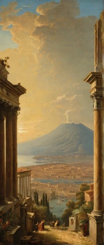 classical antiquity,acropolis,athens,2nd century,neoclassical,vittoriano,roman columns,athenian,robert duncanson,the ancient world,neoclassic,antiquity,temple of hercules,athene brama,pompeii,greek temple,eternal city,ancient city,artemisia,panoramic landscape,Conceptual Art,Daily,Daily 11