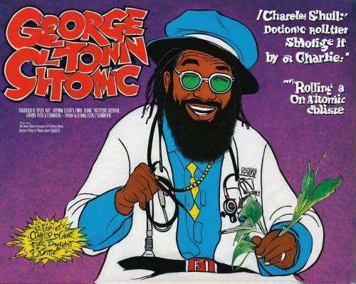 cd cover,george,stoner,chaka,charlie,black pete,album cover,graeme strom,coloring book for adults,cover,carnation stone,gong,crown chakra,drug icon,george ribbon,gospel music,rastaman,song book,coloring book,blank vinyl record jacket,Illustration,Children,Children 05