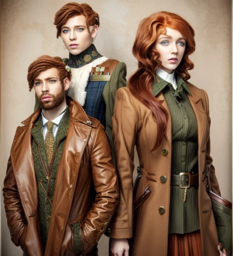 mahogany family,ginger family,vintage man and woman,mulberry family,overcoat,frock coat,balsam family,trench coat,clover jackets,buckthorn family,steampunk,outerwear,vintage boy and girl,pathfinders,sparrows family,ginger rodgers,coat color,portrait photographers,fur clothing,fashion models