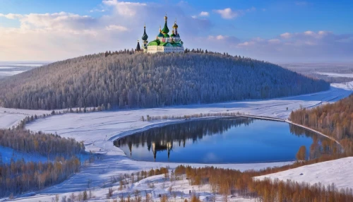 the kremlin,kremlin,the russian border mountains,fairytale castle,tatarstan,russian winter,fairy tale castle,saint basil's cathedral,the amur adonis,ukraine,siberian,russian holiday,lake baikal,baikal lake,hulunbuir,altyn-emel national park,putna monastery,peterhof,russian folk style,altai,Illustration,Realistic Fantasy,Realistic Fantasy 26