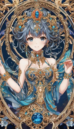 myosotis,anchovy,neptune,constellation lyre,anchovy (food),planisphere,gaia,rem in arabian nights,sphere,celestial chrysanthemum,harmonia macrocosmica,magna,chariot,water-the sword lily,umiuchiwa,sanya,blue chrysanthemum,water nymph,sea god,sea fantasy,Illustration,Black and White,Black and White 03