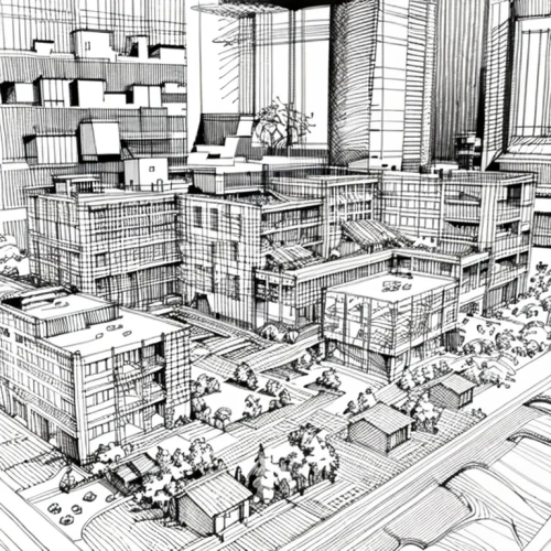 metropolis,wireframe graphics,kirrarchitecture,urban development,city blocks,wireframe,industrial area,construction area,construction set,building construction,city buildings,urbanization,construction site,cargo containers,under construction,urban design,office buildings,3d rendering,container terminal,buildings,Design Sketch,Design Sketch,None
