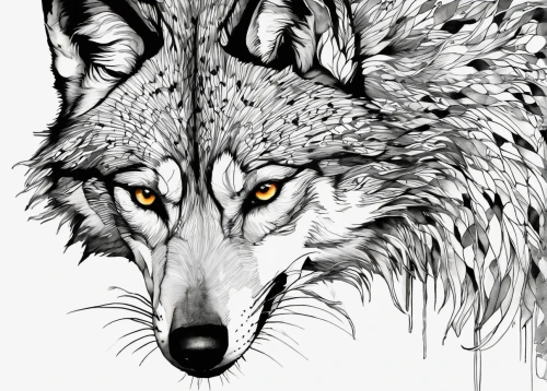 gray wolf,wolf,canidae,grayscale,wolves,constellation wolf,european wolf,canis lupus,wolf hunting,howling wolf,wolfdog,red wolf,digital drawing,howl,wolf bob,digital art,gray animal,line art animal,digital artwork,coyote,Illustration,Paper based,Paper Based 21