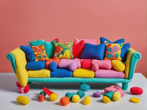 sofa cushions,sofa set,sofa,loveseat,soft furniture,sofa bed,settee,couch,throw pillow,lego pastel,candy pattern,home accessories,pillows,liquorice allsorts,cushion,plush toys,futon,armchair,studio couch,neon candy corns,Unique,3D,Clay