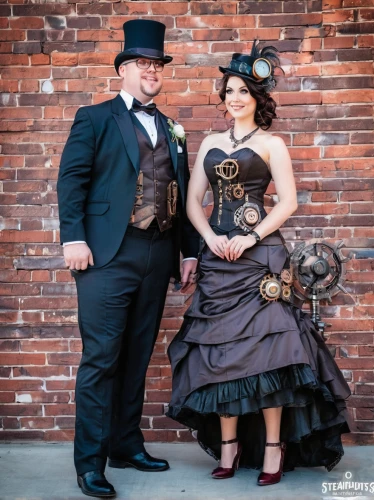 steampunk gears,steampunk,roaring twenties couple,wedding photo,bridal party dress,victorian style,pre-wedding photo shoot,social,wedding couple,vintage man and woman,wedding photography,victorian fashion,wedding photographer,quinceañera,roaring 20's,the victorian era,victorian lady,crinoline,father daughter dance,quinceanera dresses,Conceptual Art,Fantasy,Fantasy 25