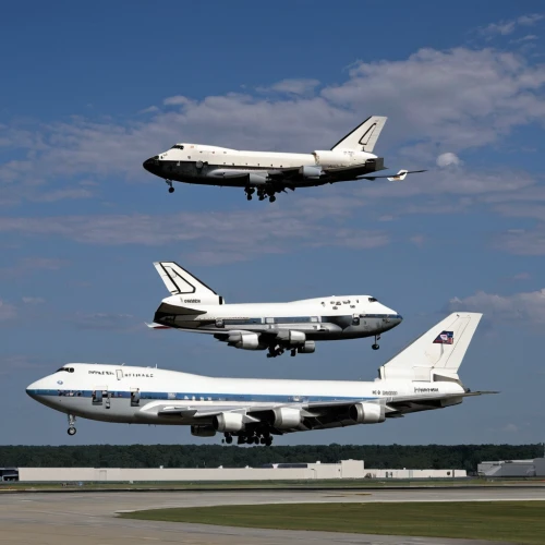 747,space shuttle,aircraft take-off,b-747,cargo aircraft,flying objects,boeing e-4,air transportation,wide-body aircraft,jumbojet,shuttle,fleet and transportation,formation flight,jumbo jet,airlines,wings transport,spaceplane,air transport,rows of planes,boeing 747-8,Art,Artistic Painting,Artistic Painting 44