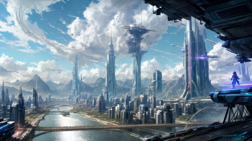 futuristic landscape,sky space concept,futuristic architecture,scifi,sci fi,sci - fi,sci-fi,metropolis,sky city,skycraper,fantasy city,harbour city,futuristic,valerian,skyflower,city panorama,space port,thane,skyway,city view