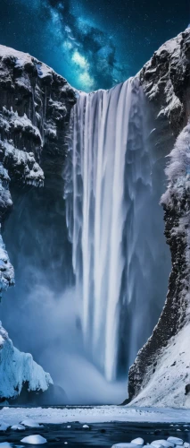 ice castle,ice landscape,skogafoss,ice planet,godafoss,kirkjufell river,iceland,water glace,arctic,water fall,ice cave,waterfalls,glacial melt,wasserfall,bond falls,helmcken falls,ice wall,seljalandsfoss,glacial,antarctica,Conceptual Art,Sci-Fi,Sci-Fi 30