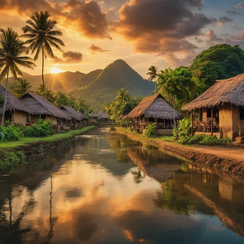 french polynesia,tahiti,philippines scenery,philippines,moorea,samoa,southeast asia,polynesian,indonesia,polynesia,floating huts,fishing village,south pacific,stilt houses,philippine,coconut trees,tropical island,rice fields,philippines php,hawaii,Photography,General,Natural