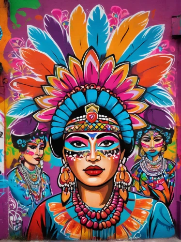 mural,wall painting,indian art,graffiti art,rangoli,radha,bali,murals,antigua guatemala,la catrina,floral rangoli,painted block wall,streetart,graffiti,lakshmi,rajasthan,east indian,chiapas,brooklyn street art,indian woman,Conceptual Art,Graffiti Art,Graffiti Art 07
