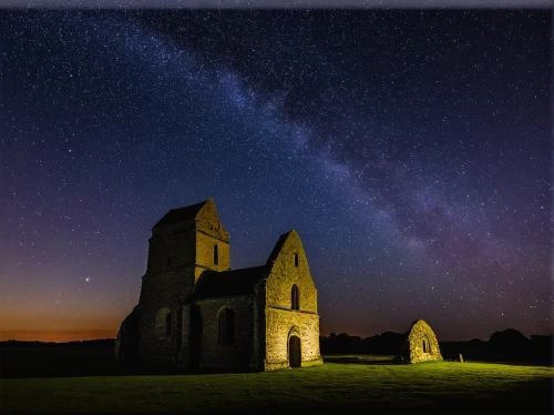 astronomy,perseids,perseid,milkyway,astrophotography,the milky way,san galgano,milky way,starry sky,night image,the night sky,star of bethlehem,astronomer,celestial phenomenon,michel brittany monastery,the black church,the twelve apostles,pointed arch,risen church,stone towers,Illustration,Japanese style,Japanese Style 09