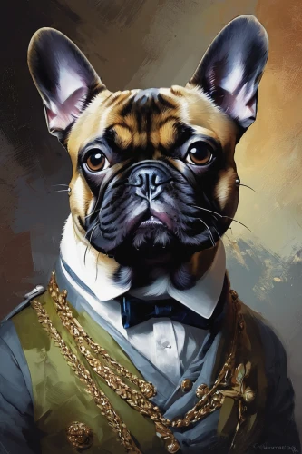 the french bulldog,french bulldog,custom portrait,teddy roosevelt terrier,renascence bulldogge,pet portrait,french bulldog blue,pug,bulldog,continental bulldog,grand duke,peanut bulldog,admiral von tromp,frenchie,french bulldogs,dog illustration,old english bulldog,napoleon bonaparte,boston terrier,twitch icon,Conceptual Art,Fantasy,Fantasy 11