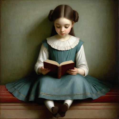 child with a book,little girl reading,girl studying,bouguereau,bookworm,child portrait,reading,mystical portrait of a girl,read a book,reader,portrait of a girl,young girl,open book,girl with bread-and-butter,the little girl,girl with cloth,readers,girl praying,hymn book,librarian,Illustration,Abstract Fantasy,Abstract Fantasy 06