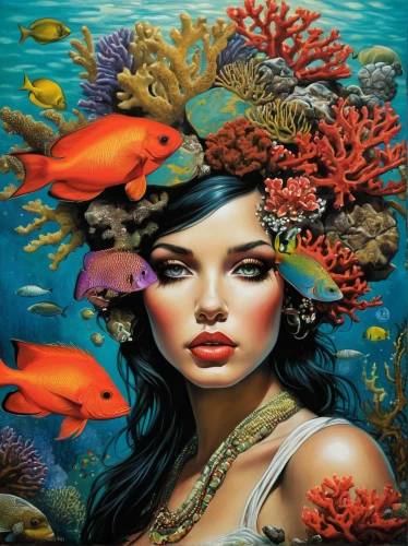 ornamental fish,coral reef fish,tropical fish,fishes,underwater fish,underwater background,underwater world,aquatic life,coral reef,fantasy art,red fish,calyx-doctor fish white,beautiful fish,coral reefs,doctor fish,feeder fish,fish in water,red sea,sea-life,marine fish,Illustration,Realistic Fantasy,Realistic Fantasy 10