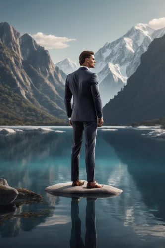 digital compositing,fjord,trolltunga,photo manipulation,the man in the water,nature and man,background image,lysefjord,standing man,fjords,fjäll,walk on water,the spirit of the mountains,cgi,photoshop manipulation,image manipulation,world digital painting,self-reflection,the man floating around,photomanipulation,Photography,Fashion Photography,Fashion Photography 02