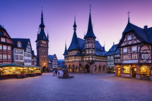 wernigerode,disneyland paris,half-timbered houses,colmar,colmar city,cochem,fairy tale castle,fairy tale castle sigmaringen,medieval town,disneyland park,fairytale castle,euro disney,northern germany,medieval architecture,alsace,frankfurt am main germany,maulbronn monastery,strasbourg,thun,rothenburg,Photography,Black and white photography,Black and White Photography 15