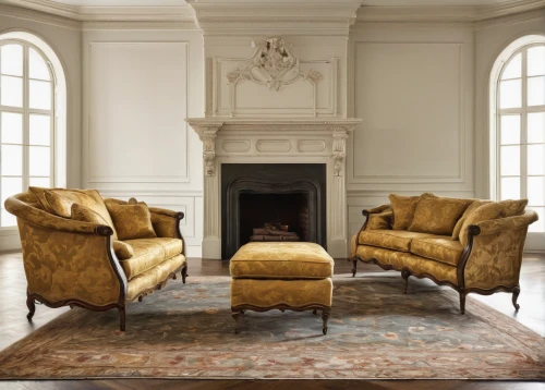 sofa set,chaise lounge,wing chair,slipcover,gold stucco frame,settee,seating furniture,upholstery,family room,loveseat,chaise longue,armchair,sitting room,antique furniture,danish furniture,soft furniture,furniture,ottoman,gold foil laurel,gold lacquer,Art,Classical Oil Painting,Classical Oil Painting 26