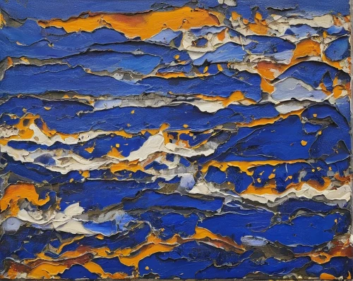 blue painting,pour,abstract painting,blauara,oilpaper,marbled,lava river,blue mold,lava,erosion,indigo,wall,background abstract,abstract artwork,strata,abstraction,seismic,oil on canvas,canvas,yellow and blue,Illustration,Black and White,Black and White 26