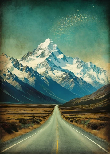 mountain highway,mountain road,the pamir highway,the road,mountain pass,road to nowhere,long road,open road,road forgotten,altiplano,alpine route,road of the impossible,winding roads,alpine drive,mountain ranges,chimborazo,winding road,mountainous landscape,road,landscapes,Illustration,Realistic Fantasy,Realistic Fantasy 35