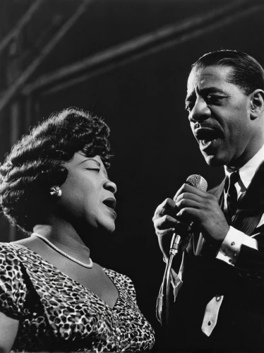 sarah vaughan,blues and jazz singer,ella fitzgerald,ella fitzgerald - female,jazz singer,billie holiday,singer and actress,art tatum,ester williams-hollywood,singers,duet,ethel waters,blues harp,vintage man and woman,backing vocalist,black couple,rhythm blues,13 august 1961,soulful,afro american,Photography,Documentary Photography,Documentary Photography 38