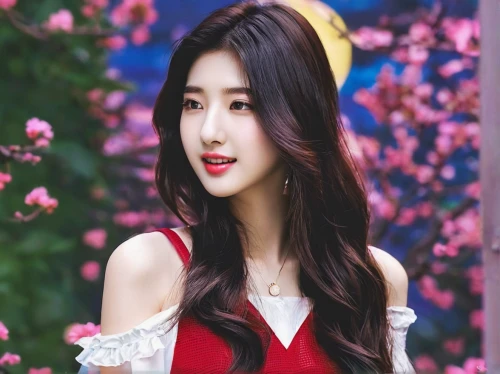 kimjongilia,hanbok,joy,sujeonggwa,songpyeon,ziu,ren,red velvet,flower background,seo,maeuntang,yeonsan hong,mt seolark,solar,paeonie,beautiful girl with flowers,kim,yellow rose background,spring background,daegeum,Illustration,American Style,American Style 07