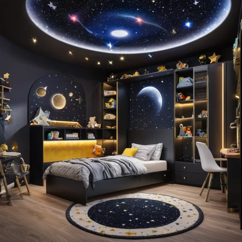 sky space concept,kids room,great room,sleeping room,boy's room picture,orrery,space,children's bedroom,starry night,baby room,large space,outer space,ufo interior,sky apartment,starry sky,deep space,the little girl's room,starry,space art,out space,Photography,General,Natural