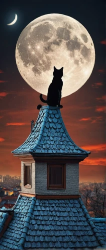 roof landscape,house roofs,house silhouette,jiji the cat,housetop,cat image,halloween cat,night watch,cat sparrow,chinese pastoral cat,house roof,the cat,on the roof,fantasy picture,the roof of the,roof rat,lucky cat,moonlit night,cat's cafe,roof domes,Illustration,Japanese style,Japanese Style 14
