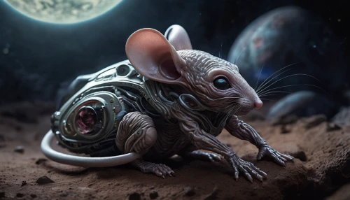 jerboa,grasshopper mouse,dwarf armadillo,musical rodent,sci fiction illustration,armadillo,little planet,field mouse,white footed mouse,dormouse,thumper,anthropomorphized animals,white footed mice,masked shrew,mice,mouse,alien planet,mouse bacon,mammal,computer mouse,Conceptual Art,Sci-Fi,Sci-Fi 13