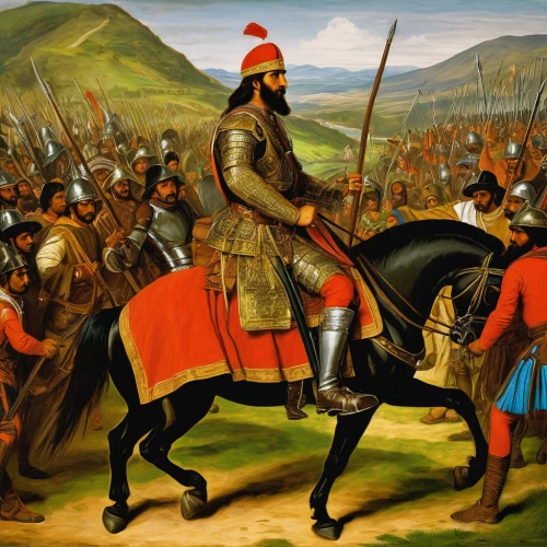 conquistador,sultan ahmed,don quixote,moorish,king caudata,cavalry,from persian shah,cossacks,genghis khan,king david,bactrian,the portuguese,germanic tribes,rob roy,sikh,bucovina,pieniny,imperial period regarding,st george,prince of wales,Illustration,Realistic Fantasy,Realistic Fantasy 45