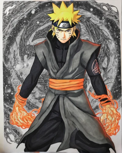 naruto,nine-tailed,iaijutsu,boruto,ninjutsu,shinobi,sōjutsu,shuriken,kenjutsu,jujutsu,ninja star,shinigami,shinkiari,kakashi hatake,sensei,smoke background,battōjutsu,dragon slayer,ninja,ikayaki,Illustration,Realistic Fantasy,Realistic Fantasy 47