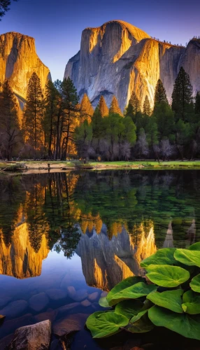 yosemite park,yosemite,yosemite national park,half dome,yosemite valley,beautiful landscape,water reflection,alpine lake,reflections in water,mountainlake,landscapes beautiful,half-dome,salt meadow landscape,united states national park,reflection in water,mountain landscape,nature landscape,beautiful lake,mountain lake,mountain spring,Conceptual Art,Fantasy,Fantasy 07