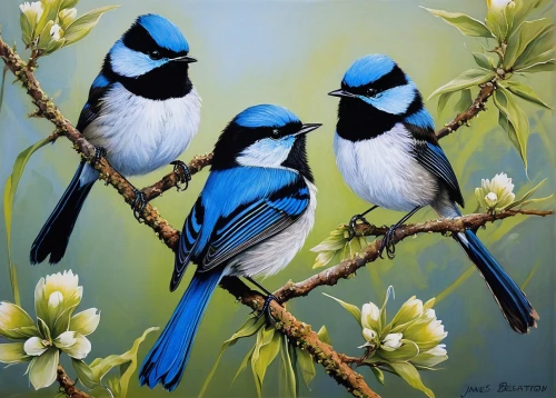 bird painting,blue birds and blossom,birds on a branch,blue jays,birds on branch,colorful birds,superb fairywren,songbirds,fairywren,blue wren,bluejay,swallows,black billed magpie,tropical birds,i love birds,perched birds,finches,blue jay,wild birds,group of birds,Photography,Black and white photography,Black and White Photography 13