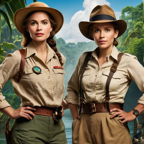 zookeeper,safari,girl scouts of the usa,park ranger,sustainability icons,golden ritriver and vorderman dark,khaki,lionesses,forest workers,south pacific,indiana jones,safaris,the law of the jungle,wildlife biologist,boy scouts of america,pathfinders,retro women,allied,costa rica,beauty icons,Illustration,American Style,American Style 05