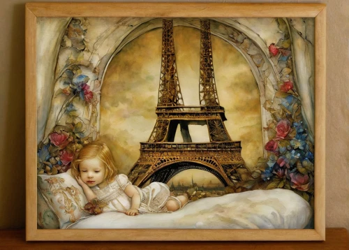 nursery decoration,child's frame,decorative frame,the little girl's room,picture frame,art nouveau frame,universal exhibition of paris,art painting,watercolor frame,fabric painting,paris cafe,oil painting on canvas,picture frames,digital photo frame,blonde girl with christmas gift,oil painting,photo painting,art deco frame,french valentine,eiffel,Illustration,Realistic Fantasy,Realistic Fantasy 14