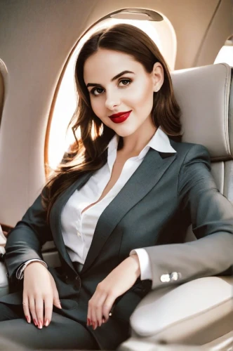 flight attendant,stewardess,bussiness woman,business jet,air new zealand,corporate jet,airplane passenger,airline travel,qantas,aircraft cabin,travel insurance,white-collar worker,china southern airlines,private plane,aerospace manufacturer,business woman,travel woman,businesswoman,bombardier challenger 600,business girl