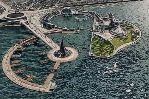 artificial island,dhabi,artificial islands,abu dhabi,doha,abu-dhabi,largest hotel in dubai,qatar,dubai,hotel barcelona city and coast,baku eye,atlantis,bahrain,khobar,jumeirah beach hotel,barangaroo,dubai marina,willemstad,marina bay,jumeirah,Landscape,Landscape design,Landscape Plan,None