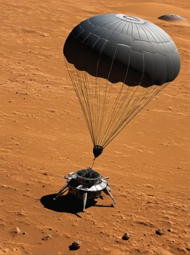 mars probe,orbit insertion,space glider,gas balloon,mission to mars,moon vehicle,space capsule,lunar prospector,aerostat,captive balloon,crash landing,parachutes,cluster ballooning,space tourism,apollo 15,venus surface,parachuting,landing,martian,red planet,Illustration,Black and White,Black and White 27