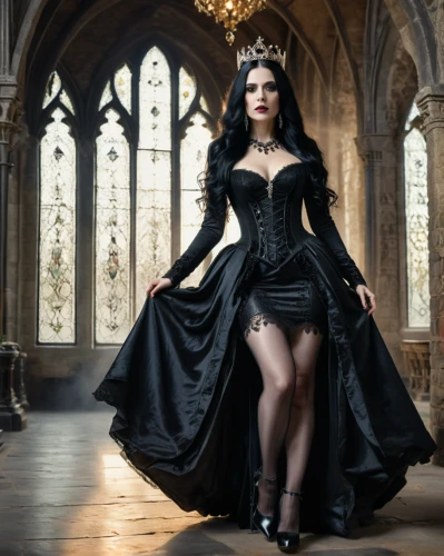 gothic fashion,gothic portrait,gothic woman,gothic dress,gothic style,queen of the night,gothic,dark gothic mood,celtic queen,goth woman,mourning swan,crow queen,queen of hearts,gothic architecture,vampira,queen,dita von teese,ball gown,the crown,lady of the night,Photography,General,Natural