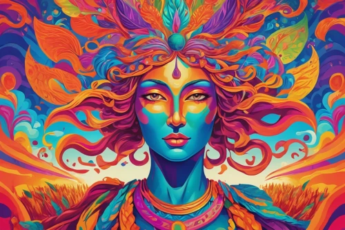 psychedelic art,pachamama,shamanic,psychedelic,tapestry,shamanism,aura,tantra,boho art,astral traveler,kundalini,mantra om,third eye,the festival of colors,kaleidoscope website,lsd,shiva,kaleidoscope art,vibrant,hallucinogenic,Conceptual Art,Oil color,Oil Color 23