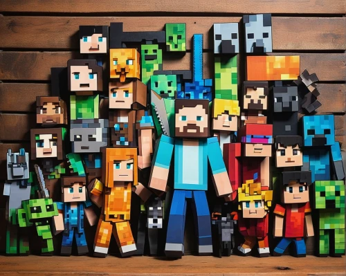 villagers,minecraft,vector people,from lego pieces,wooden figures,game characters,minifigures,toy blocks,lego background,family portrait,plush figures,group photo,elm family,avatars,tiny people,figurines,pixelgrafic,characters,pixels,people characters,Unique,Pixel,Pixel 03