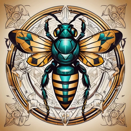 scarab,cicada,blue wooden bee,scarabs,forest beetle,art nouveau design,silk bee,entomology,beetle,the stag beetle,jewel beetles,housefly,chrysops,bee,stag beetle,megachilidae,drone bee,cuckoo wasps,blue-winged wasteland insect,insects,Illustration,Vector,Vector 16