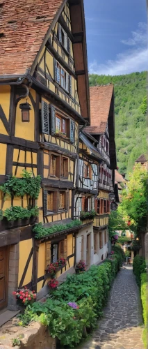 half-timbered houses,alsace,half-timbered house,half-timbered,escher village,half-timbered wall,eguisheim,colmar,timber framed building,wernigerode,appenzell,rothenburg,half timbered,franconian switzerland,colmar city,bad urach,tübingen,wooden houses,alpine village,medieval town,Illustration,Paper based,Paper Based 10