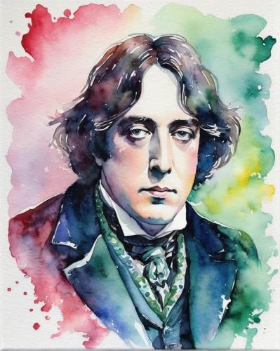 fryderyk chopin,chopin,count of faber castell,watercolor,domů,watercolor painting,watercolor paint,robert harbeck,watercolour,strauss,watercolour frame,watercolor paper,composer,watercolor background,john lennon,george ribbon,kaufmann,painting,watercolor frame,painting technique,Illustration,Paper based,Paper Based 18