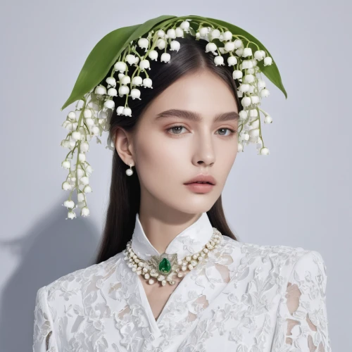 spring crown,bridal jewelry,bridal accessory,lily of the valley,bridal veil,jewelry florets,lily of the desert,flower crown of christ,flower garland,girl in a wreath,lily of the field,linden blossom,mint blossom,jasmin flower,bridal,white blossom,spring white,headpiece,jasmine blossom,jasmin-solanum,Conceptual Art,Daily,Daily 14