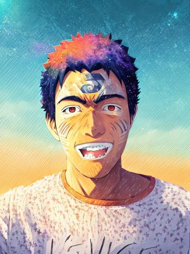 rapanui,2d,edit icon,sakana,bandana background,garp fish,sun god,crown chakra,sea god,zodiac sign libra,soundcloud icon,tumblr icon,anime boy,poseidon god face,sea man,spaceman,astral traveler,halo-halo,naruto,portrait background,Common,Common,Japanese Manga