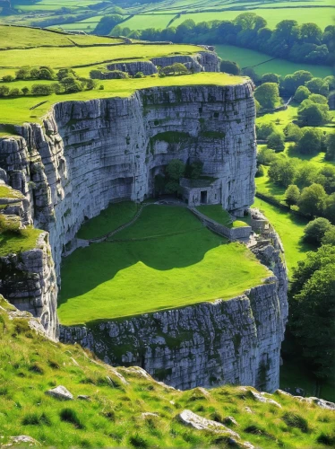 derbyshire,malham cove,yorkshire,dorset,yorkshire dales,wales,devil's golf course,exmoor,north yorkshire,limestone cliff,ireland,northern ireland,north yorkshire moors,drum castle,ruined castle,peak district,cornwall,england,castle bran,the wolf pit,Illustration,Realistic Fantasy,Realistic Fantasy 30