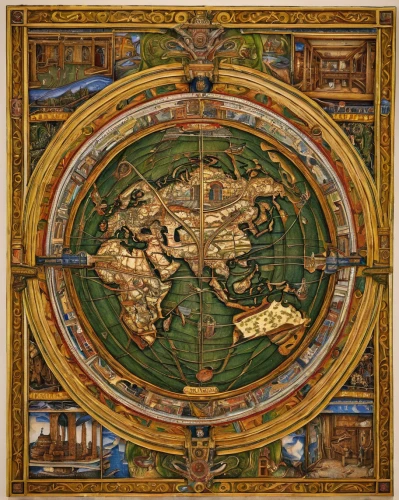 harmonia macrocosmica,planisphere,geocentric,copernican world system,terrestrial globe,old world map,zodiac,euclid,wind rose,astronomical clock,orrery,globe,world map,baptistery,yard globe,world's map,the globe,map of the world,fresco,icon magnifying,Art,Classical Oil Painting,Classical Oil Painting 28