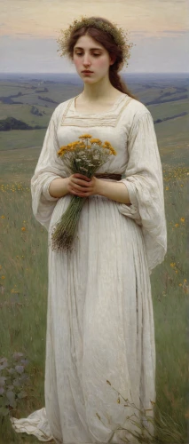 woman holding pie,woman of straw,girl picking flowers,girl with bread-and-butter,girl with cereal bowl,holding flowers,mayweed,mirror in the meadow,millet,the magdalene,chamomile in wheat field,girl in the garden,artemisia,woman at the well,girl in flowers,woman with ice-cream,girl with cloth,bouguereau,prairie,lacerta,Illustration,Paper based,Paper Based 20